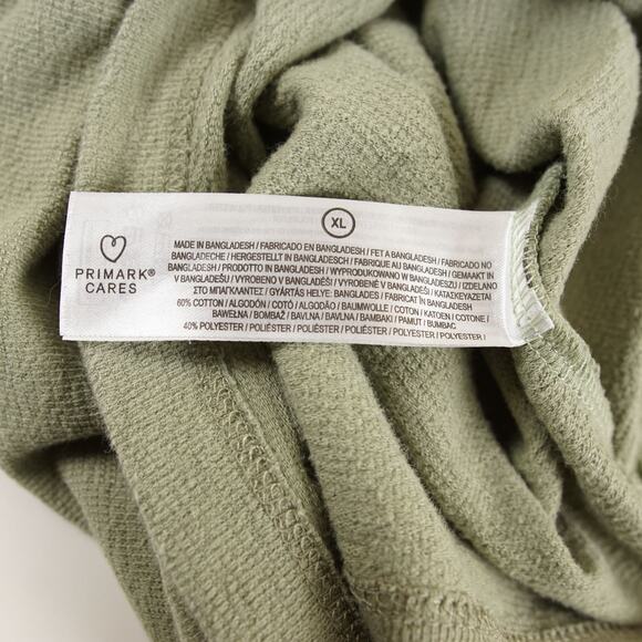 Stronghold Motor Co x Primark Relaxed Short Sleeve Green Cotton Blend Shirt XL - Picture 7 of 7